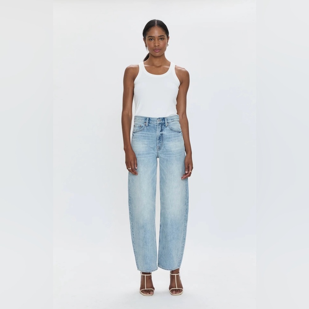Pistola | Wes High Rise Barrel Jean in Clever | Size US 25